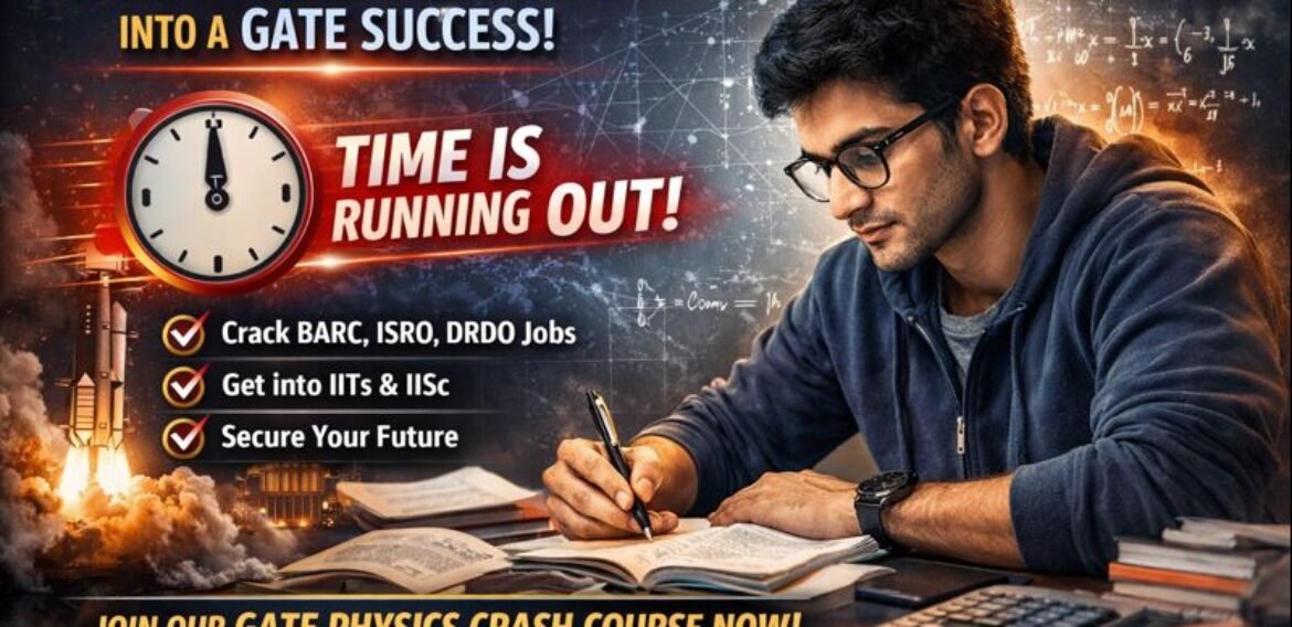 Maximize Your Physics Career: Why the GATE Physics Crash Course is Your Next Best Move