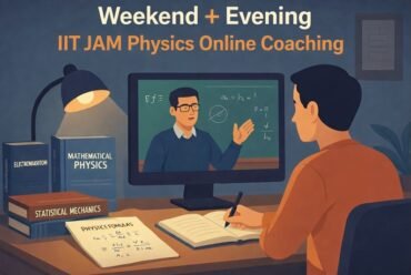 CRACKING IIT JAM PHYSICS WITHOUT A DROP YEAR THE SCIENCE OF BALANCED LEARNING